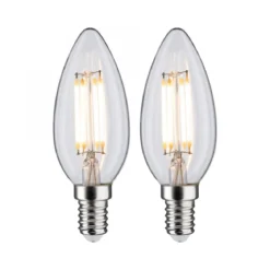 Paulmann No. 28788 LED Filament Kerze 2x4,5W E14 Klar Warmweiß