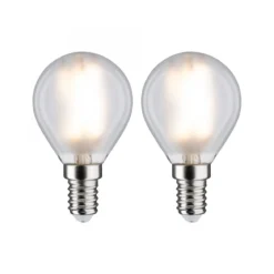 Paulmann No. 28789 LED Filament Tropfen 2x4,5W E14 Klar Warmweiß