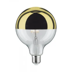 Paulmann No. 28678 LED Globe 125 Kopfspiegel Gold 6,5W E27 Warmweiß