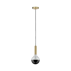 Paulmann No. 28680 LED Globe 125 Kopfspiegel Schwarzchrom 6,5W E27 Warmweiß