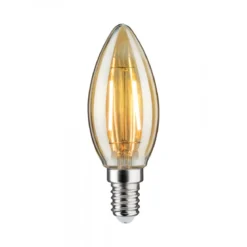 Paulmann No. 28705 LED Kerze 4,7 Watt E14 Goldlicht dimmbar