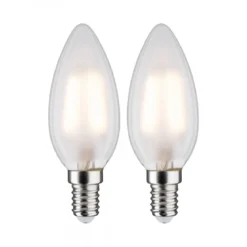 Paulmann No. 28636 LED Kerze 3 Watt E14 Matt 2700 K 2er-Set