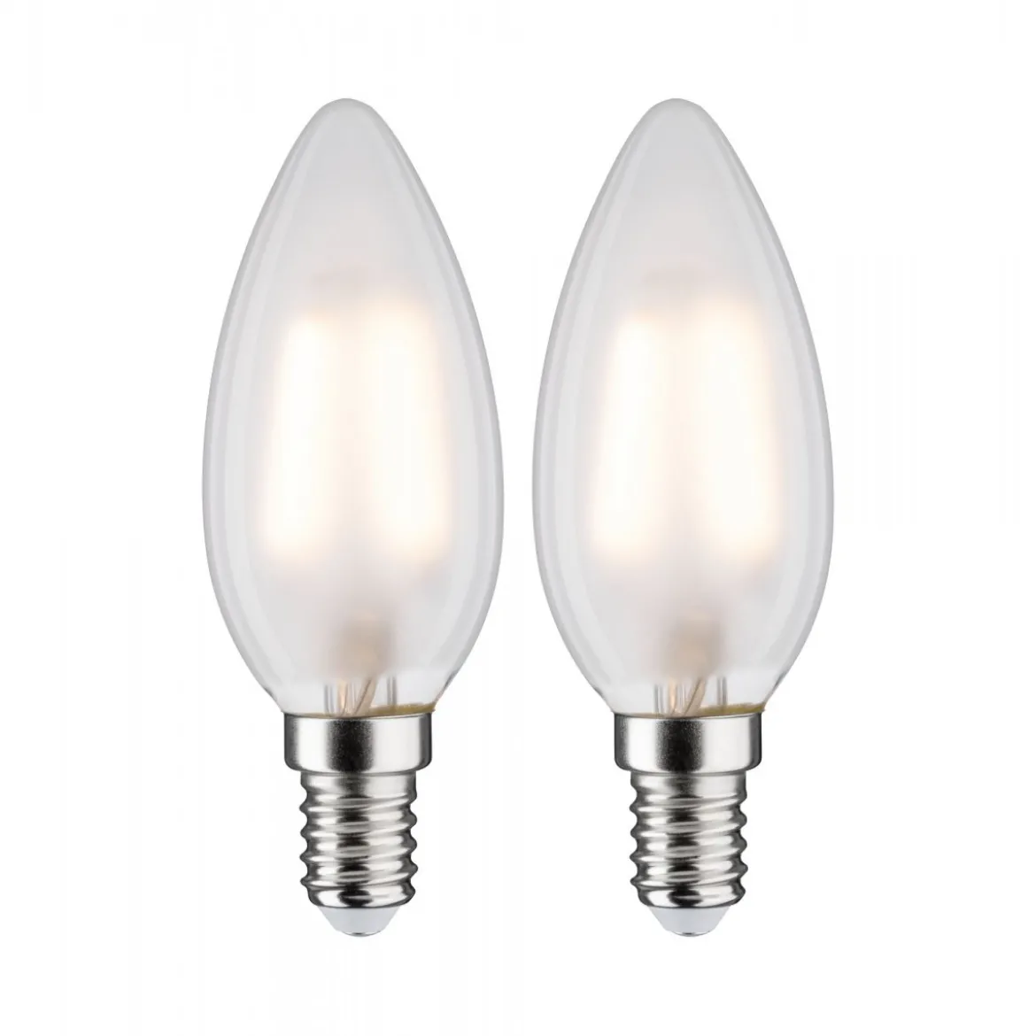Paulmann No. 28636 LED Kerze 3 Watt E14 Matt 2700 K 2er-Set