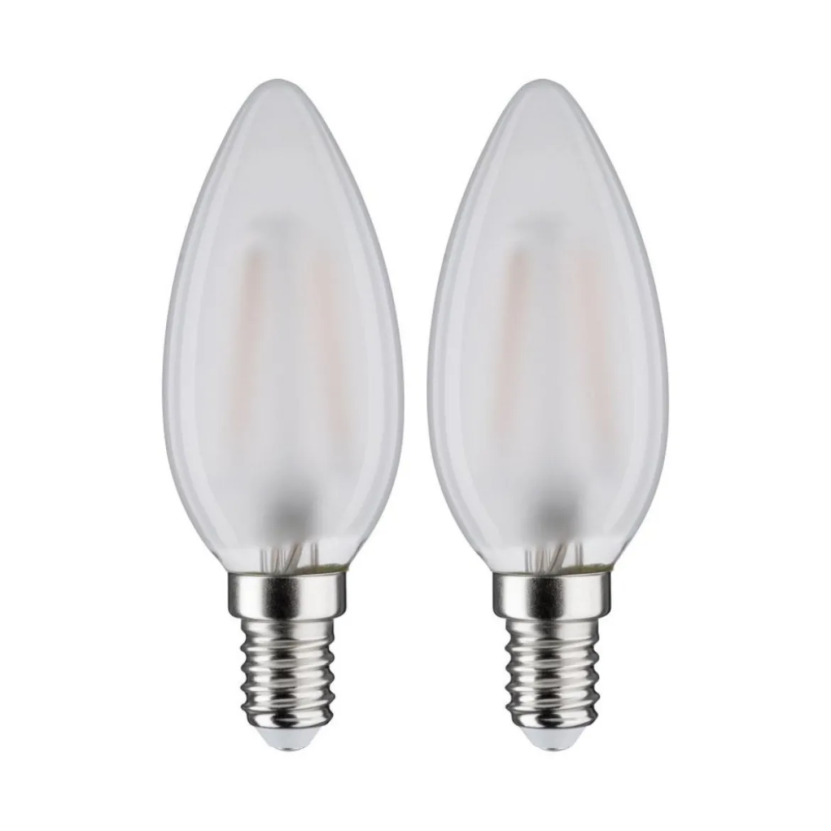 Paulmann No. 28636 LED Kerze 3 Watt E14 Matt 2700 K 2er-Set