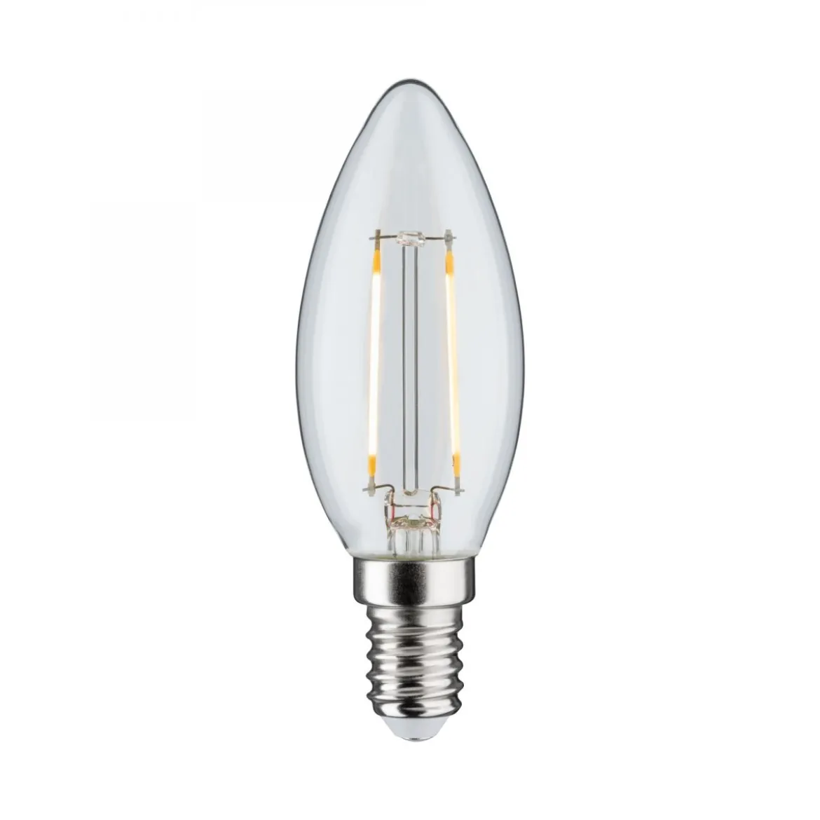 Paulmann No. 28572 LED Kerze 2,7W E14 Klar 230 V Warmweiß 3-Stufen dimmbar