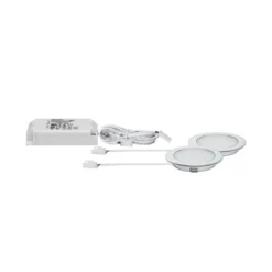 Paulmann No. 99920 LED Möbeleinbauleuchten-Set Chrom, 2er Set