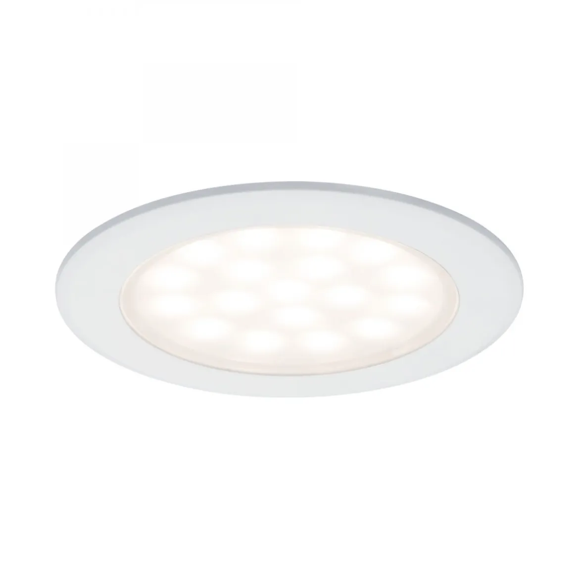 Paulmann No. 99921 LED Möbeleinbauleuchten-Set Weiß matt, 2er Set