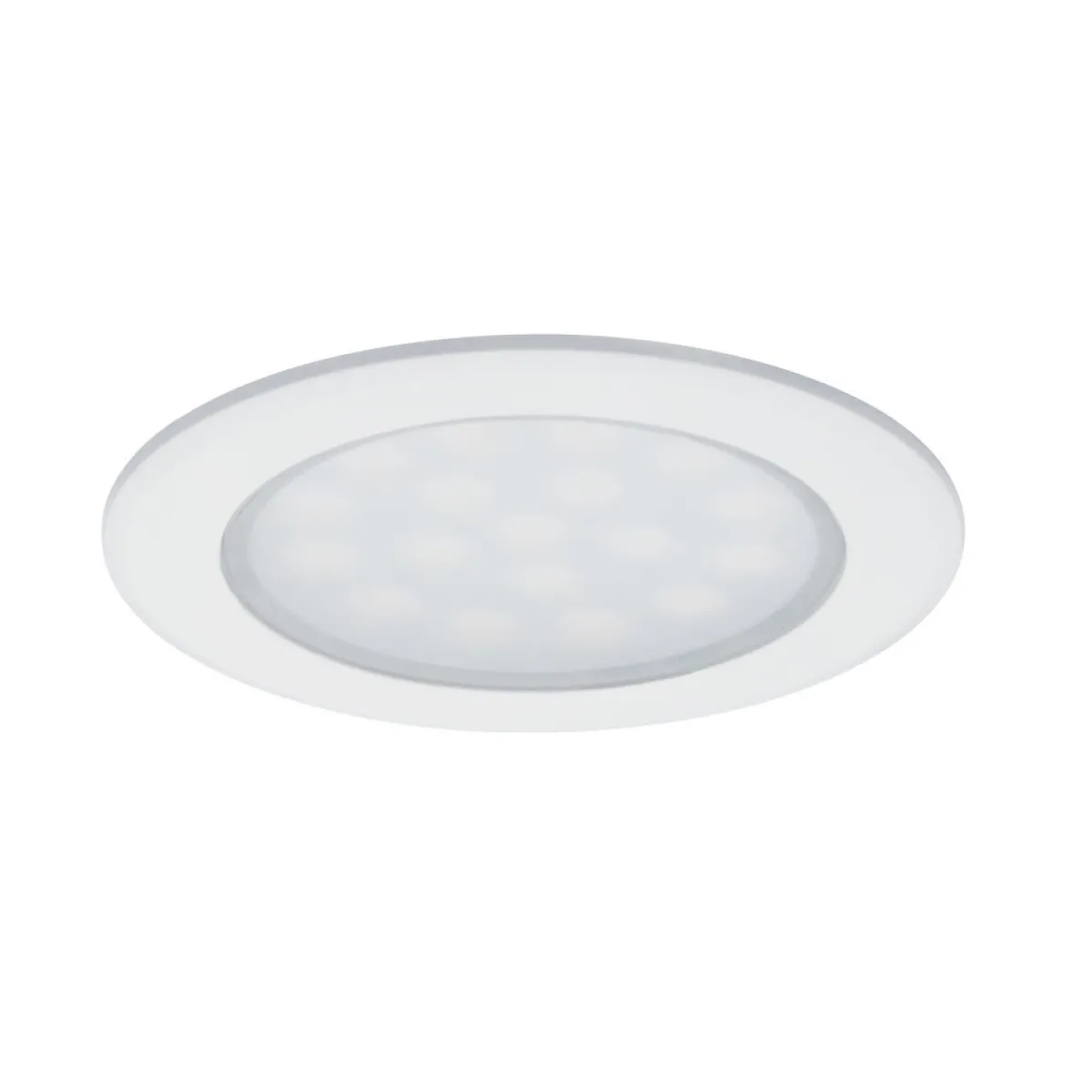 Paulmann No. 99921 LED Möbeleinbauleuchten-Set Weiß matt, 2er Set