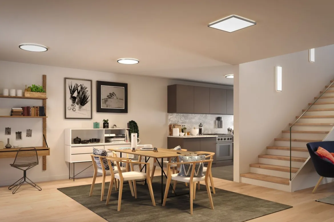Paulmann No. 71010 LED Panel Atria Shine 580x200mm 4000K 22W Chrom matt dimmbar