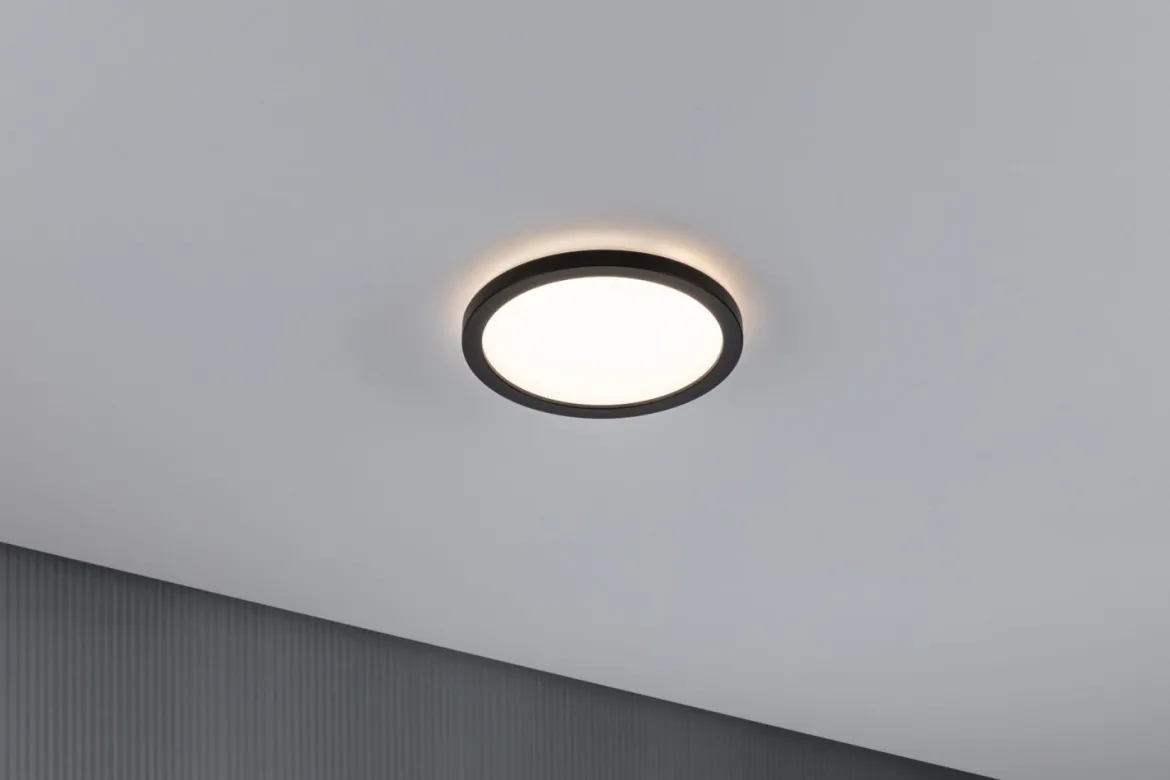 Paulmann No. 70997 LED Panel Atria Shine 190mm 3000K 11,2W Schwarz