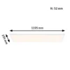 Paulmann No. 79810 LED Panel SmartHome Zigbee Amaris 1195x295mm 35W RGBW weiß