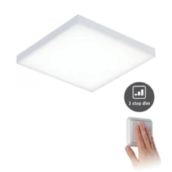 Paulmann No. 79820 LED Panel Velora 225x225mm 12W Weiß 3-Stufen-dimmbar