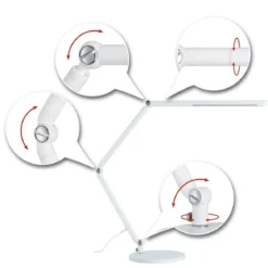 Paulmann No. 78911 LED Schreibtischleuchte FlexBar Weiß 10,6W WhiteSwitch 3.000K