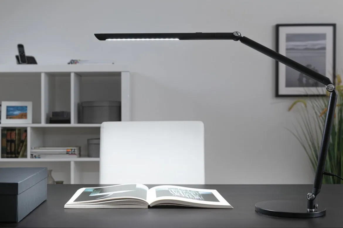 Paulmann No. 78912 LED Schreibtischleuchte FlexBar Schwarz 10,6W WhiteSwitch 3.000K