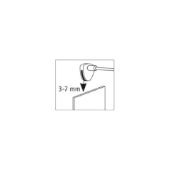 Paulmann No. 70881 LED Spiegelleuchte Becrux IP20 Chrom, 4W