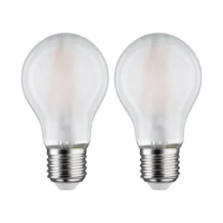 Paulmann No. 28642 LED Standardform 7 Watt E27 Warmweiß Matt 2er Set