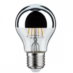 Paulmann No. 28669 LED Standardform 4,8W E27 Kopfspiegel Silber Warmweiß