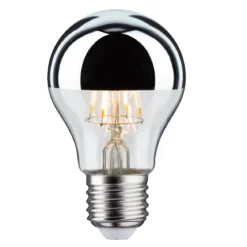 Paulmann No. 28669 LED Standardform 4,8W E27 Kopfspiegel Silber Warmweiß