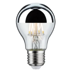 Paulmann No. 28670 LED Standardform 6,5W E27 Kopfspiegel Silber Warmweiß