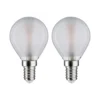 Paulmann No. 28638 LED Tropfen 3 Watt E14 Matt 2700 K 2er Set