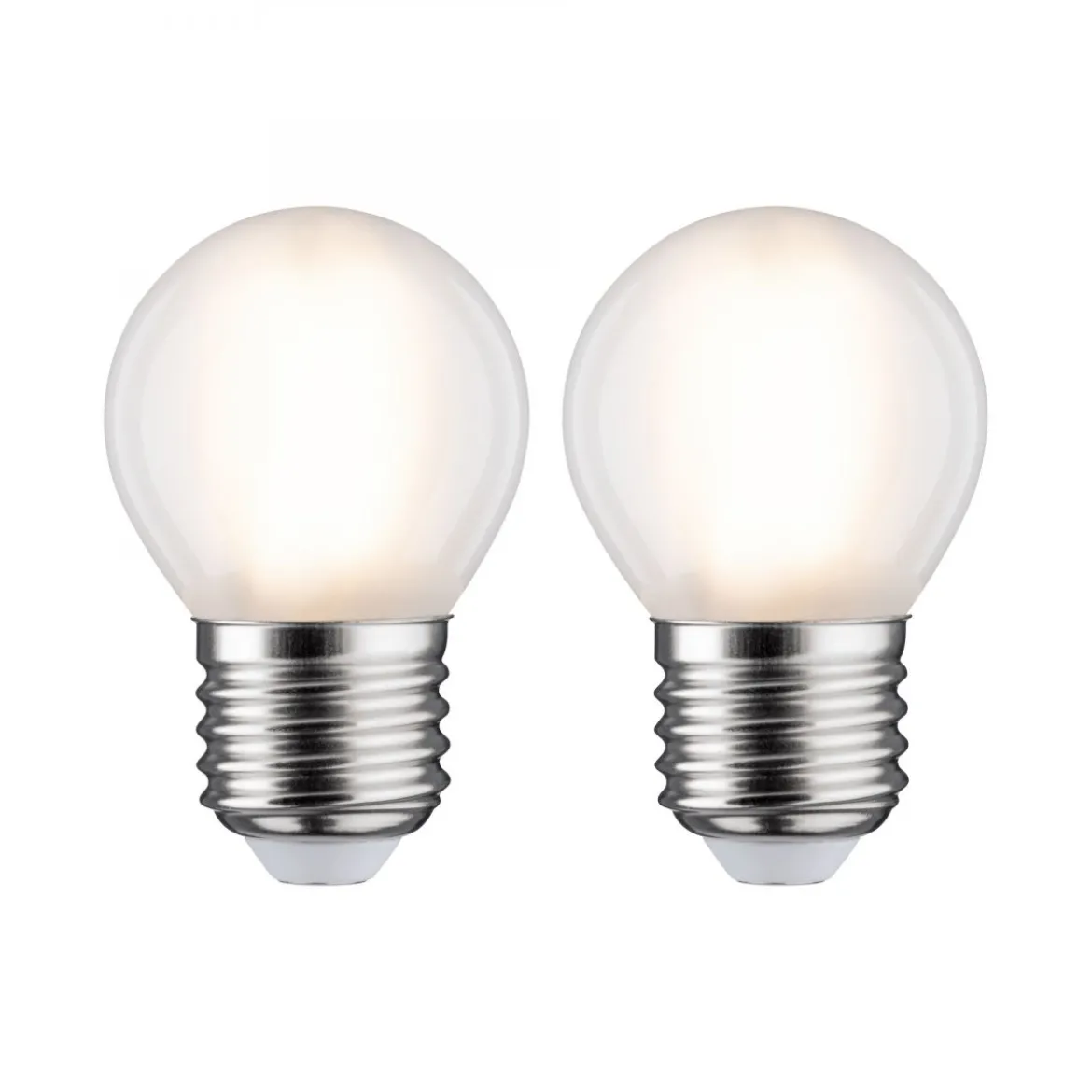 Paulmann No. 28639 LED Tropfen 5 Watt E27 Warmweiß Matt 2er Set