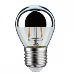 Paulmann No. 28664 LED Tropfen 2,6W E27 Kopfspiegel Silber Warmweiß