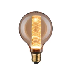Paulmann No. 28602 LED Vintage Globe G95 4 Watt E27 Gold Spiralmuster
