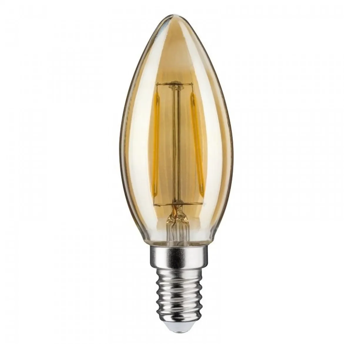 Paulmann No. 28524 LED Vintage Kerze, 2W E14 Goldlicht