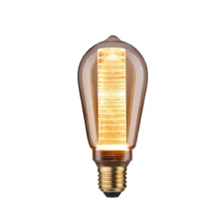 Paulmann No. 28599 LED Vintage Kolben ST64 4 Watt E27 Gold Ringmuster