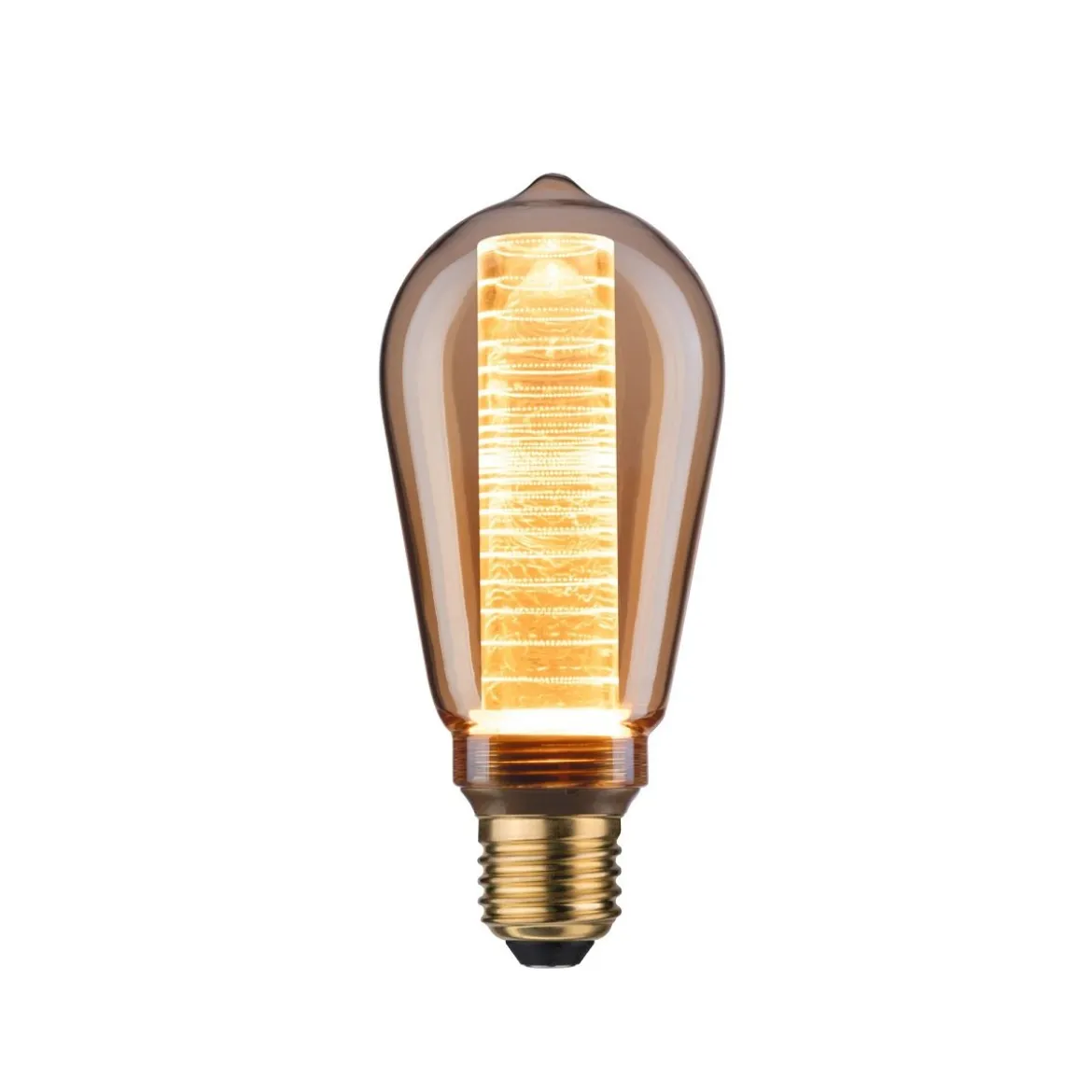 Paulmann No. 28599 LED Vintage Kolben ST64 4 Watt E27 Gold Ringmuster