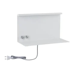 Paulmann No. 78919 LED Wandleuchte mit Ablage Jarina 4,5W & 1,6W Weiß