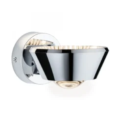 Paulmann No. 70947 LED Wandleuchte Sabik chrom dimmbar IP44