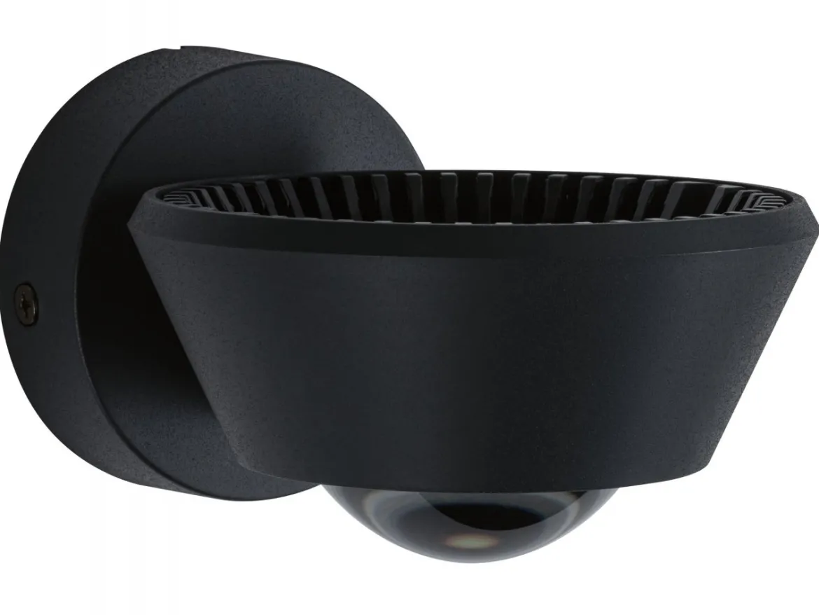Paulmann No. 79769 LED Wandleuchte Sabik Schwarz dimmbar IP44