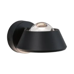 Paulmann No. 79769 LED Wandleuchte Sabik Schwarz dimmbar IP44