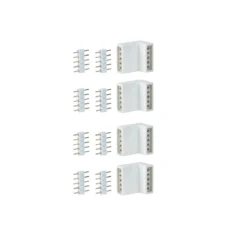 Paulmann No. 70615 MaxLED Eckverbinder Weiß 4er-Pack inkl. 8 Steckverbinder