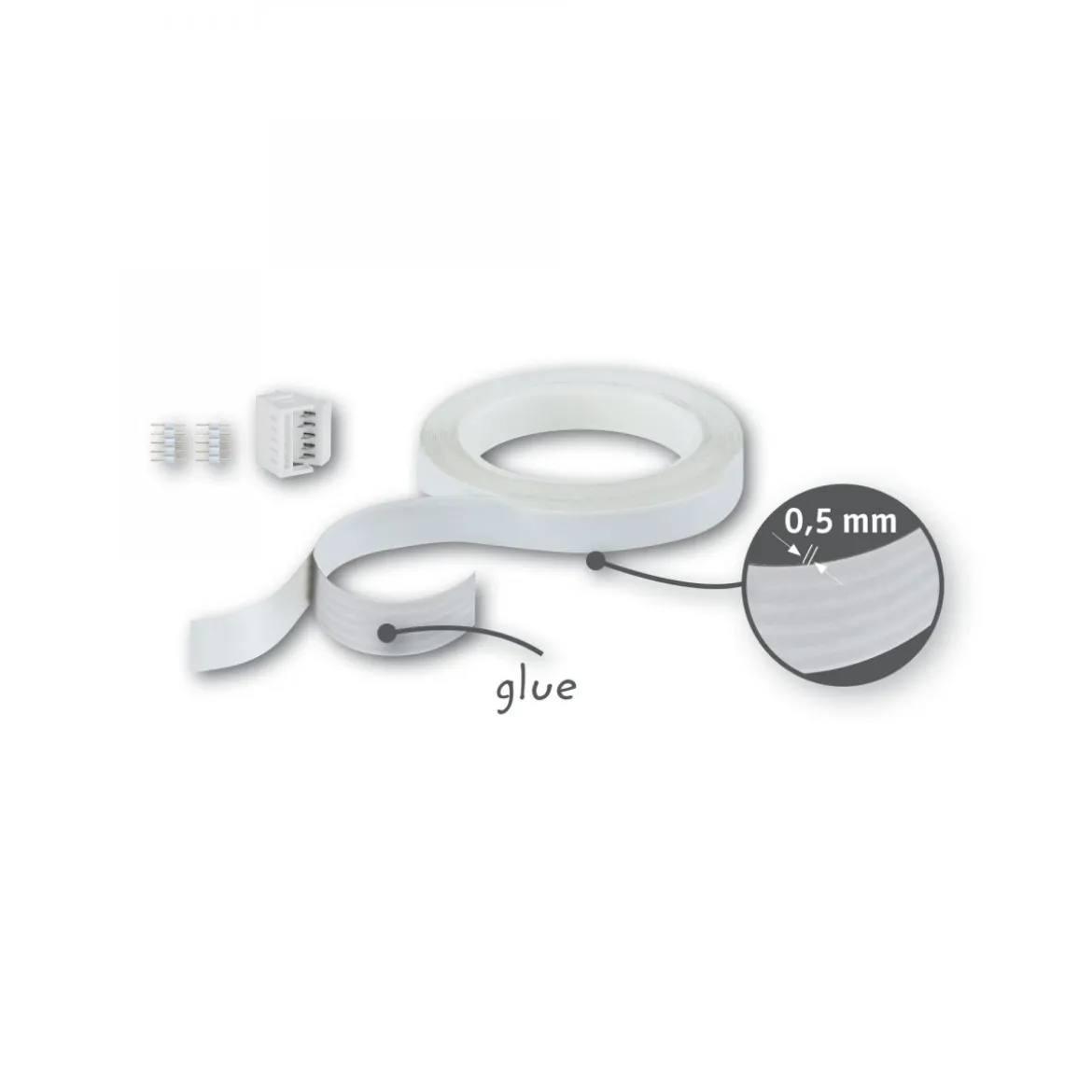 Paulmann No. 79828 MaxLED Invisible Connector 3m für LED-Stripes