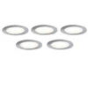 Paulmann No. 93586 Möbeleinbauleuchten-Set Micro Line Mini Eisen gebürstet 5er Set