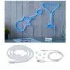 Paulmann No. 70564 Neon Colorflex USB Strip Blue 1m Blau Weiß Kunststoff