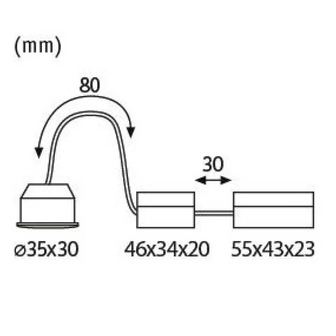 Paulmann No. 94306 Nova mini LED Modul Coin 4W 2.700K 230V