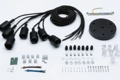 Paulmann No. 50390 Pendelleuchte Neordic Ketil 7-flammig E27 max. 20W Schwarz