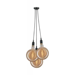 Paulmann No. 50382 Pendelleuchte Neordic Ketil 3-flammig 3x20W E27 schwarz