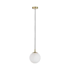 Paulmann No. 79733 Pendelleuchte Neordic Jungle Menja E27 Messing gebürstet, Satin