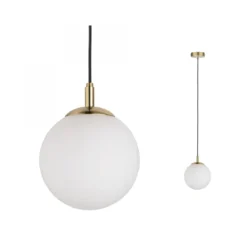 Paulmann No. 79733 Pendelleuchte Neordic Jungle Menja E27 Messing gebürstet, Satin