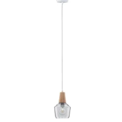 Paulmann No. 79745 Pendelleuchte Neordic Yva Glas Holz E27