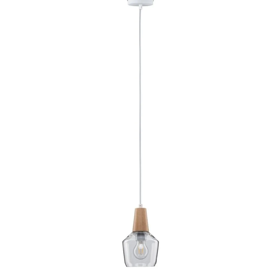 Paulmann No. 79745 Pendelleuchte Neordic Yva Glas Holz E27
