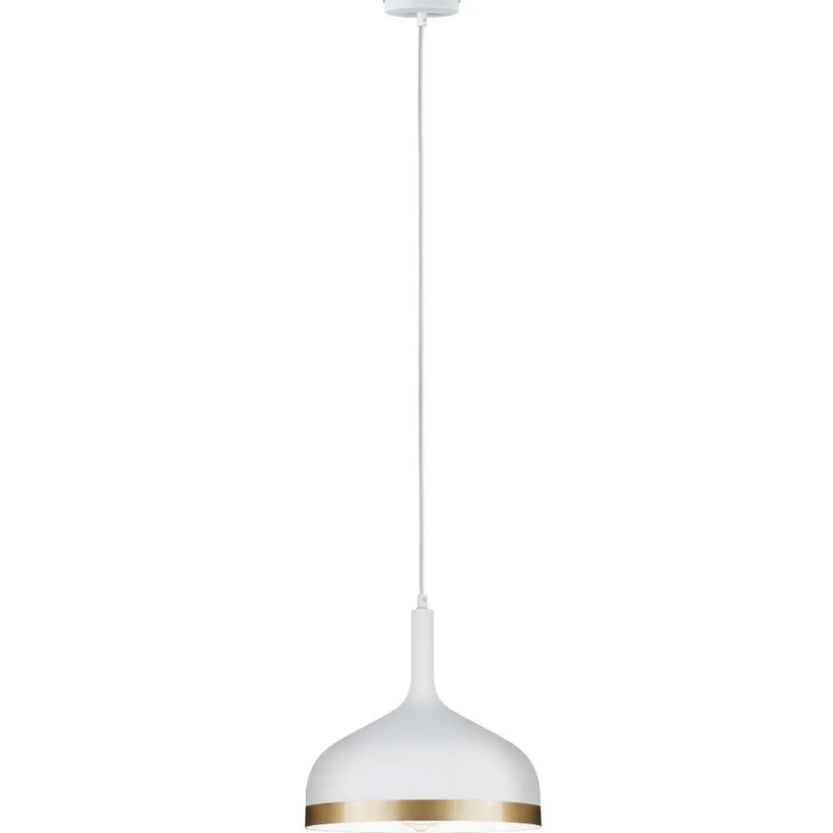 Paulmann No. 79628 Pendelleuchte Neordic Embla Weiß, Gold E27