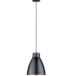 Paulmann No. 79609 Pendelleuchte Neordic Roald Schwarz matt, Kupfer matt E27