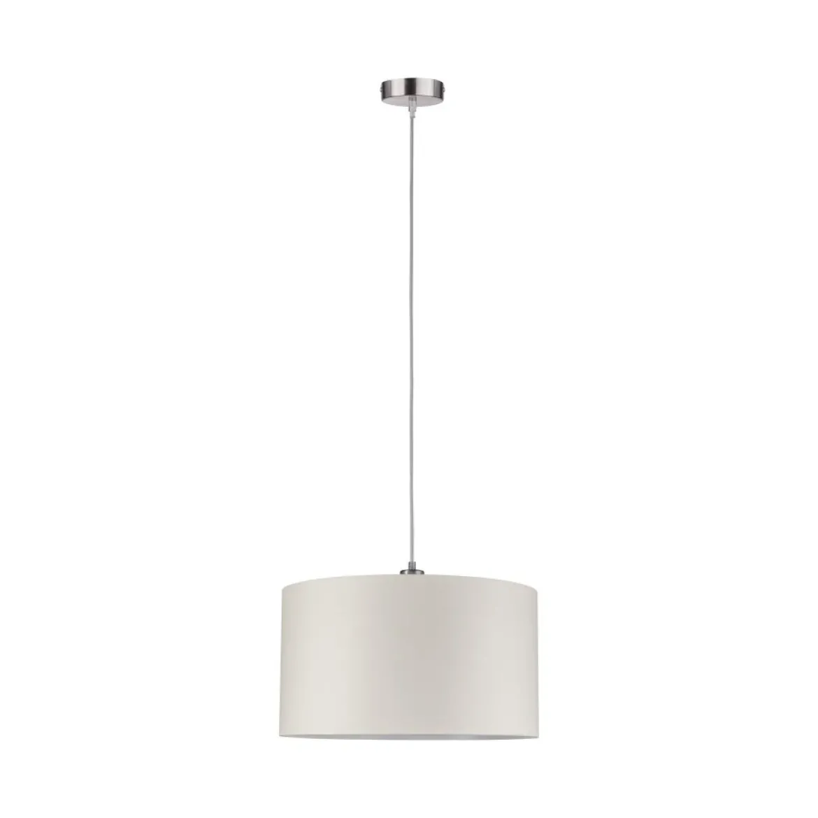 Paulmann No. 70924 Pendelleuchte Tessa Creme, Eisen gebürstet 45 cm