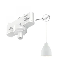 Paulmann No. 91386 ProRail3 3-Phasen Schienensystem Pendeladapter Universal Weiß