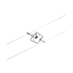 Paulmann No. 94431 Seilspot Mac II Chrom matt ohne Leuchtmittel GU5,3 DC 60VA